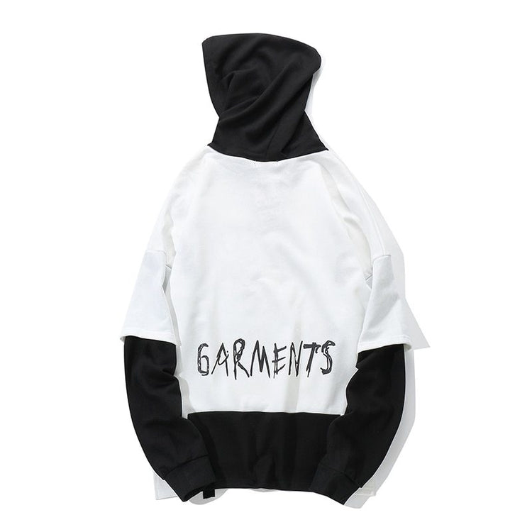 Autumn Men Graffiti Oversize Hoodies Hip-hop Round Neck Cotton Hoodie - Swefashionstore