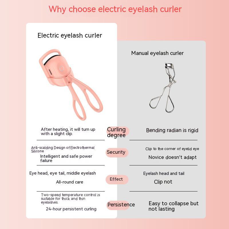 Eyelash Curler Portable Electric Heated Comb - Swefashionstore