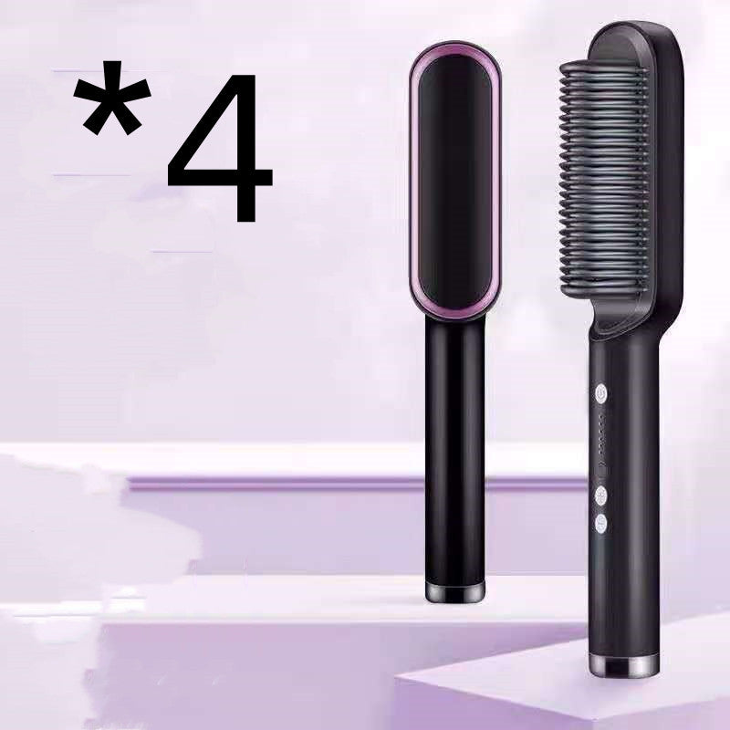 Hot Electric Hair Straightener And CurlingBrush