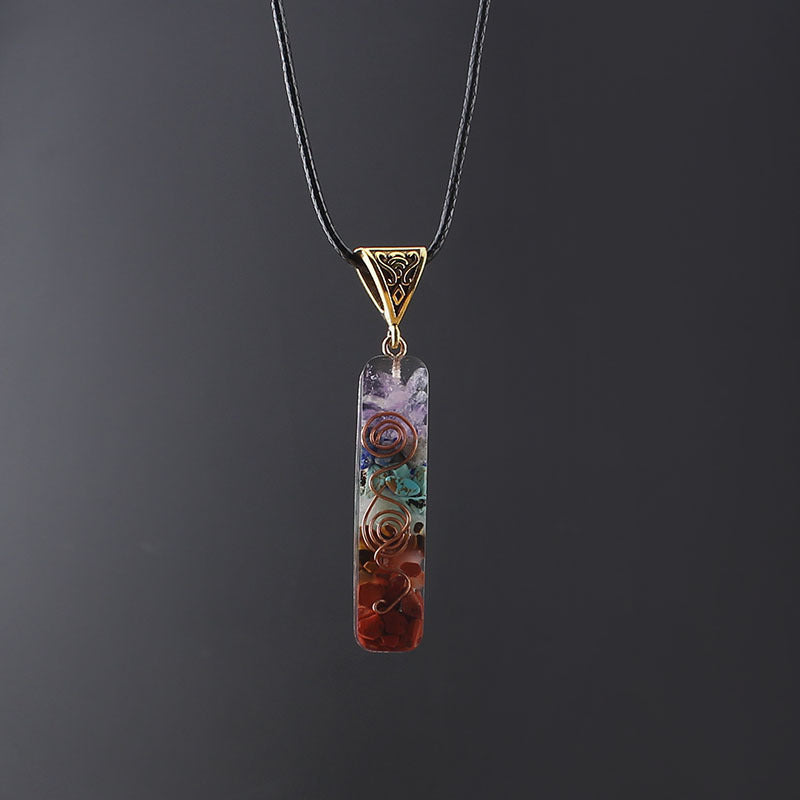 Gravel Seven Chakra Spirit Pendant - Swefashionstore