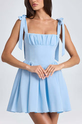 BOW-TIED Strap Dress SUMMER Fashion Short Dress - Swefashionstore