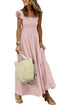 Summer Plaid Print Pleated Ruffle Dress INS Fashion Sleeveless A-line Swing Beach Dress Women&