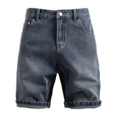 SUMMER Starry Sky Pattern Denim Shorts Men&