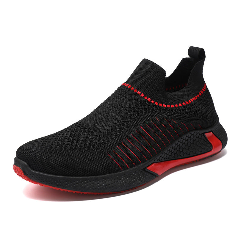 Modische Outdoor-Sneaker mit Mesh-Streifen-Design