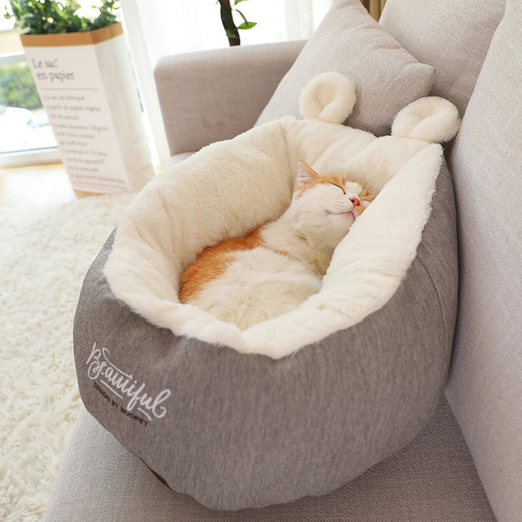 Pet Dog Bed Warming Soft Sleeping Bag Cushion Puppy Kennel - Swefashionstore