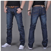 FASHION For Men Denim LONG Straight-Leg Pants - Swefashionstore