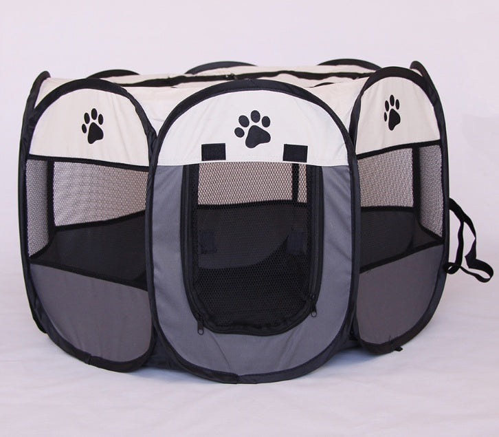 Fast folding octagonal pet fence Great for outdoor dogs - Swefashionstore