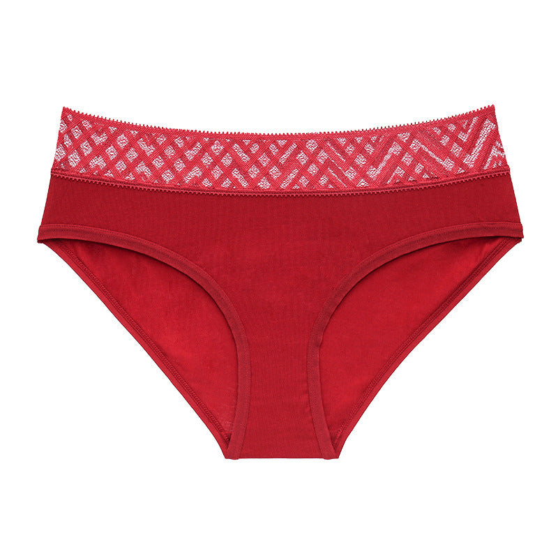 UNDERWEAR Medium and LOW-WAIST With Lace Trim
