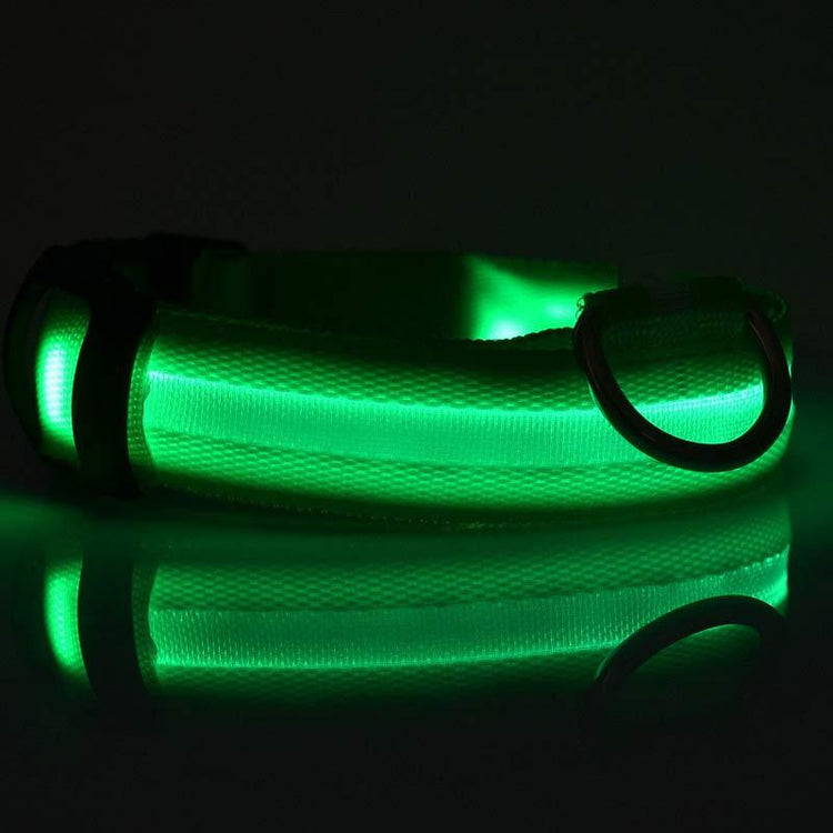 Nylon LED Pet Dog Luminous Collar - Swefashionstore