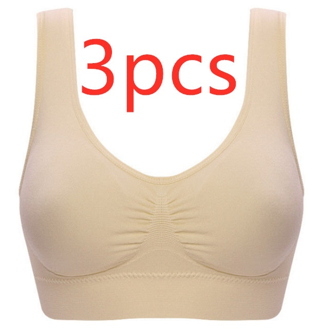 Women YOGA Tank Tops SPORTS Bra Workout Fitness - Swefashionstore