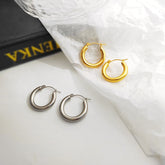 Gold Plated Vintage European MAYSU Ring Earrings - Swefashionstore