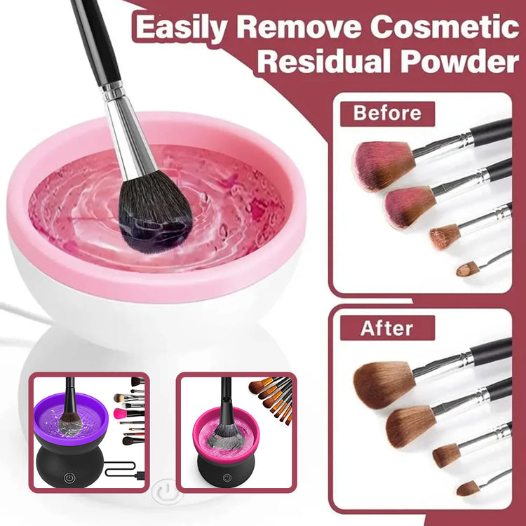Electric Makeup Brush Cleaner Machine Portable Automatic USB - Swefashionstore