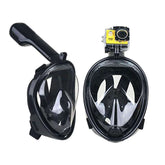 Anti Fog Snorkeling Full Face Mask Diving Goggles With Camera - Swefashionstore
