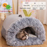 New Splice Portable Pet Nest Portable Autumn And Winter Warm Dog Nest Moisture-proof Long Fur Cat Nest Cross Border Pet Nest - Swefashionstore