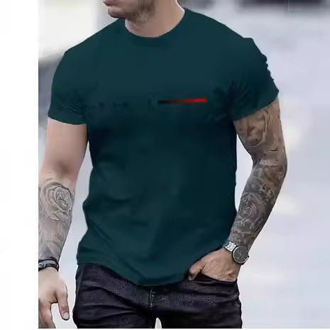 3d Printed Top Slim Fit Men - Swefashionstore
