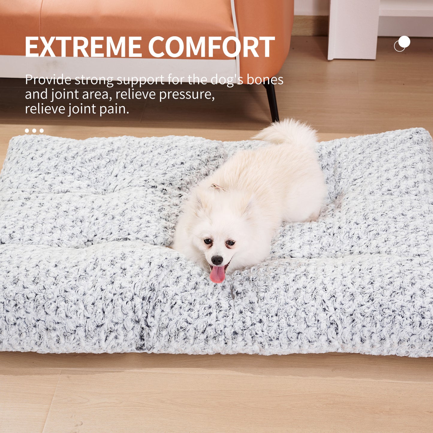 Dog Beds Thickened Rose Velvet