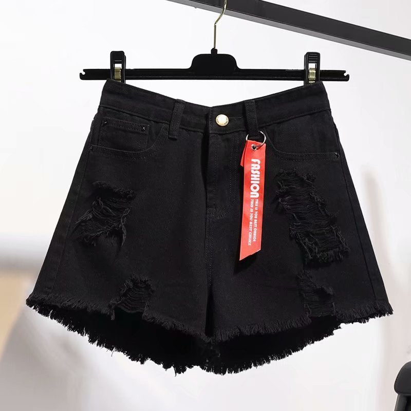 THIN-STYLE Loose DENIM Fashion MINI Shorts