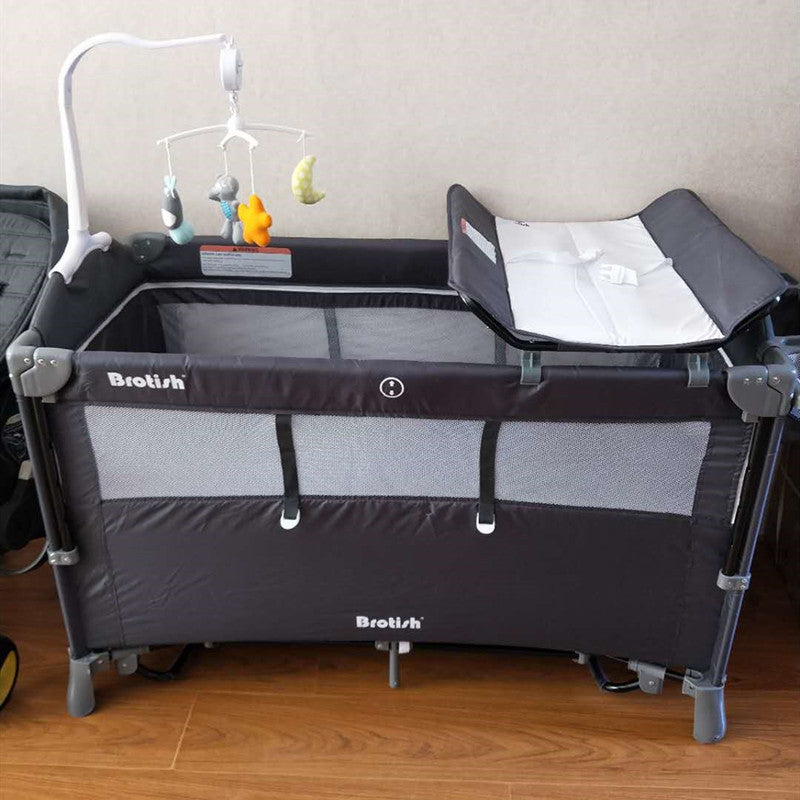 BESTSELLER Multifunctional BABY Cot Splicing Large Bed MOVABLE