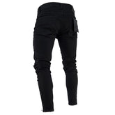 JEANS For Men Trousers Long BASIC Broken Clothes - Swefashionstore