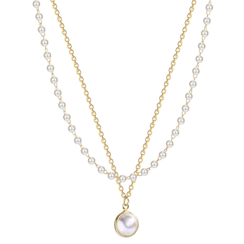Summer Double-layer Pearls Necklace INS Fashion - Swefashionstore