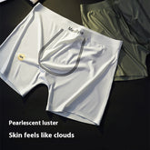 Satin Ice Silk Breathable Single-layer Bottom Crotch Seamless Boxers - Swefashionstore