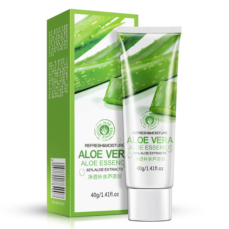 Hydrating Aloe Vera Gel Oil Control Moisturizing to Blackhead Shrinking Pore After Sun Soothing Skin Care - Swefashionstore