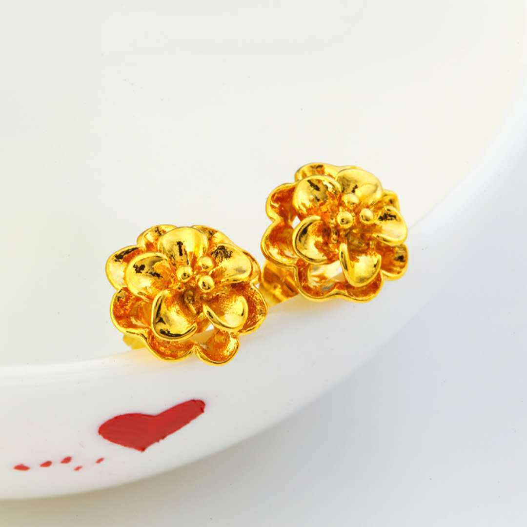 24K Gold Plated Earrings Euro Gold Jewelry New Popular Earrings - Swefashionstore