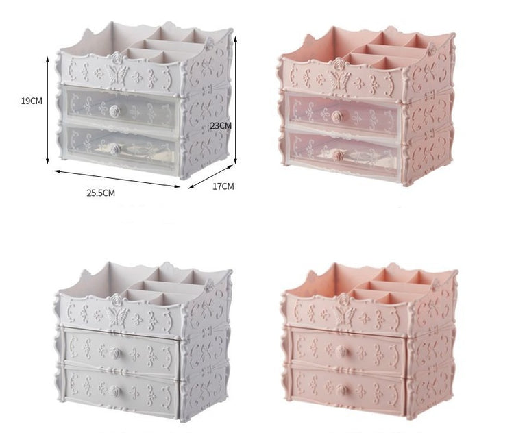 BESTSELLER Transparent Makeup Organizer Cosmetic Storage Box - Swefashionstore