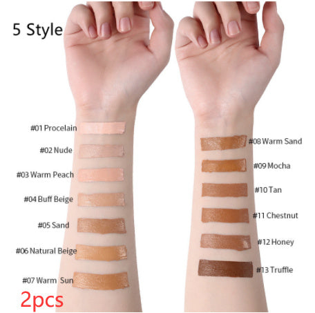 LangManni Makeup Liquid Foundation Oil Control Concealer - Swefashionstore