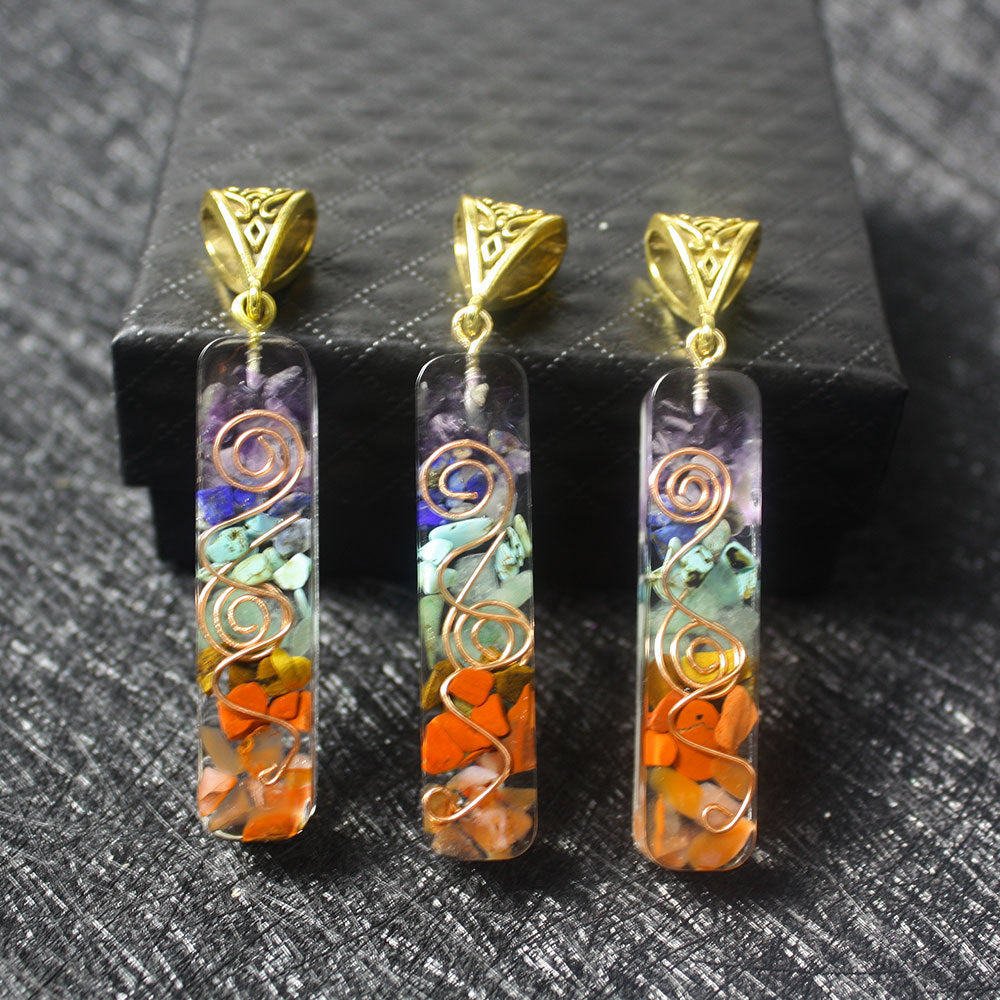 Gravel Seven Chakra Spirit Pendant - Swefashionstore