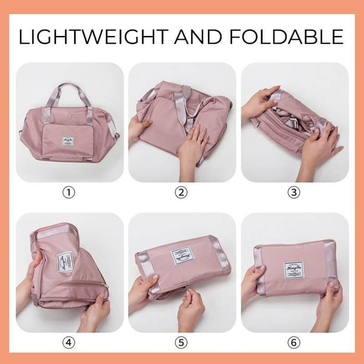 Foldable Storage Travel Bag Waterproof Large Capacity - Swefashionstore
