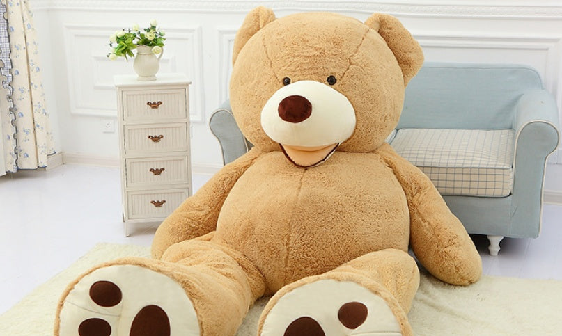 Giant Teddy Bear Plush Toy Huge  Soft Toys  Leather Shell - Swefashionstore