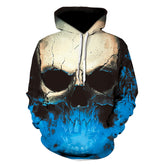 All kinds of fancy scary skull print hoodies - Swefashionstore