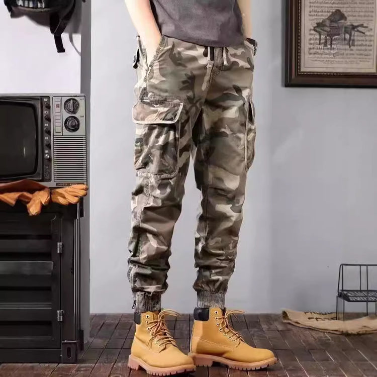 Camouflage Cargo Pants Loose Fit - Swefashionstore