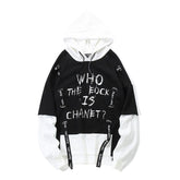 Autumn Men Graffiti Oversize Hoodies Hip-hop Round Neck Cotton Hoodie - Swefashionstore