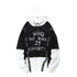Autumn Men Graffiti Oversize Hoodies Hip-hop Round Neck Cotton Hoodie - Swefashionstore
