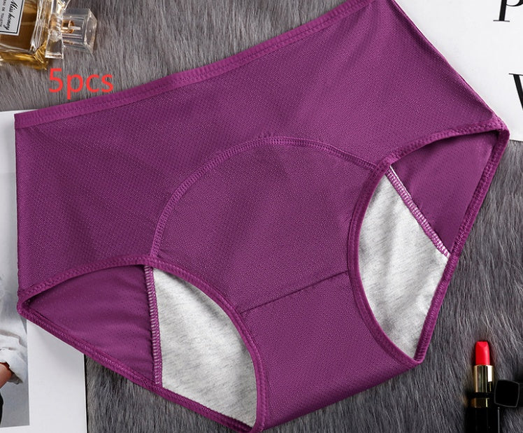 5PCS Menstrual Underwear Women Leak Proof Panties - Swefashionstore