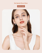 Moissanite Earrings S925 Sterling Silver - Swefashionstore