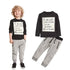 Kids Clothing Set Casual Long Sleeves T-shirt Pants 2pcs Suit - Swefashionstore