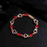 Love Bracelet With Rhinestones - Swefashionstore