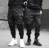 New Ribbons Harem Joggers Men Cargo-Pants - Swefashionstore