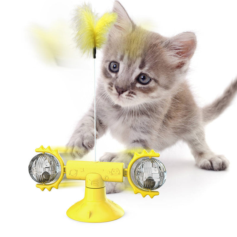 Cat Rotating Windmill