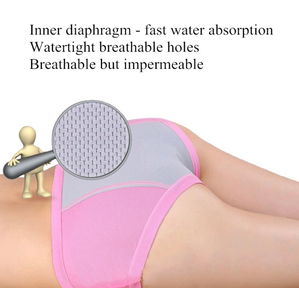 3Pcs Pack Menstrual Panties Women Underwear - Swefashionstore