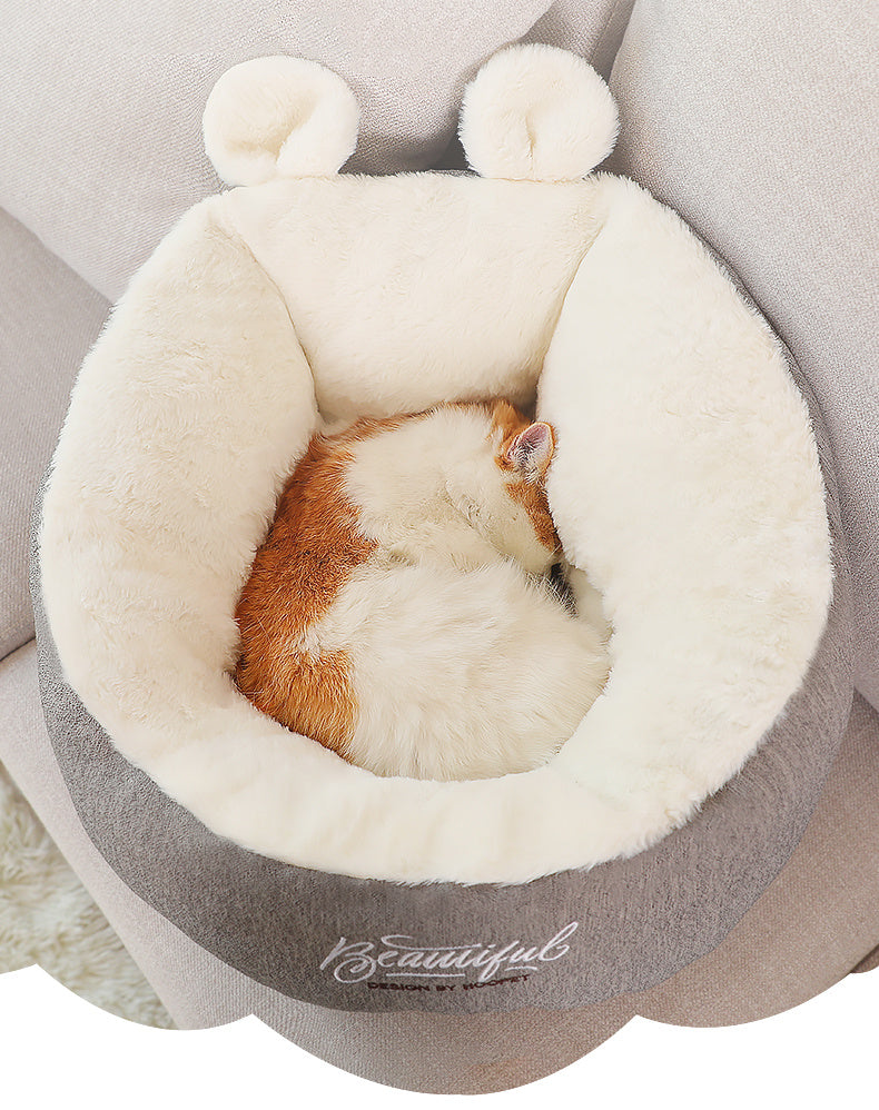 Pet Dog Bed Warming Soft Sleeping Bag Cushion Puppy Kennel - Swefashionstore