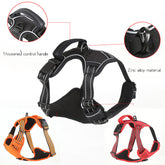 Dog Harness No Pull Breathable Reflective Pet Harness Vest - Swefashionstore