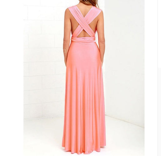 New Stylish Women's Long Party Floor-Length Summer Dress