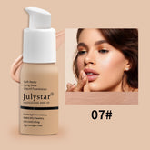 Julystar Waterproof Lasting Non Take Off Makeup Concealer Liquid Foundation - Swefashionstore