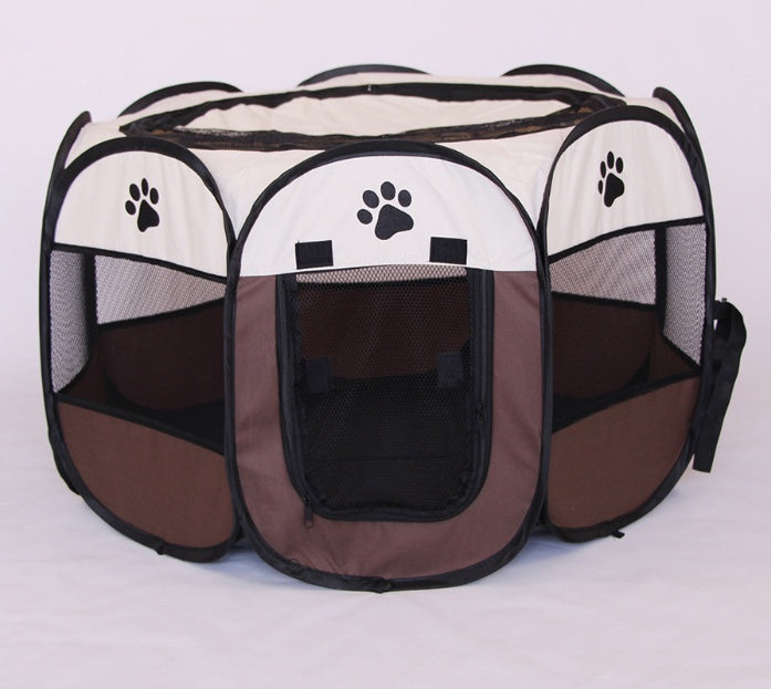 Fast folding octagonal pet fence Great for outdoor dogs