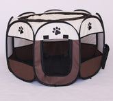 Fast folding octagonal pet fence Great for outdoor dogs - Swefashionstore