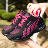 Lightweight Breathable Air Cushion knitted Running Shoes, Women&
